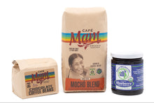 Load image into Gallery viewer, Café Mam coffee products including a bag and jar on a white background