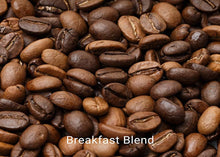 Load image into Gallery viewer, Organic, fair trade coffee, Breakfast Blend. Order online!
