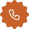Phone icon on a white background