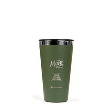 Load image into Gallery viewer, Café Mam olive green tumbler coffee mug
