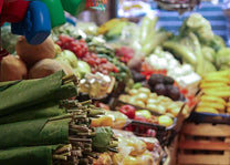 Village market in Chiapas, Mexico. 