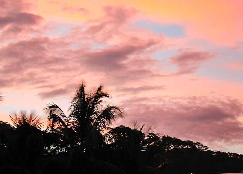 Sunset in Chiapas, Mexico