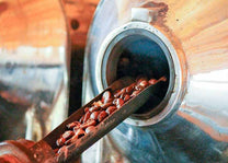 Fresh-roasted, organic, fair trade coffee.