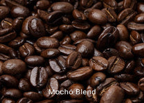 Organic, fair trade coffee, Mocho Blend. Order online!