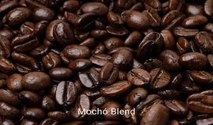 Organic, fair trade coffee, Mocho Blend. Order online!