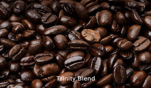 Organic, fair trade coffee, Trinity Blend. Order online!