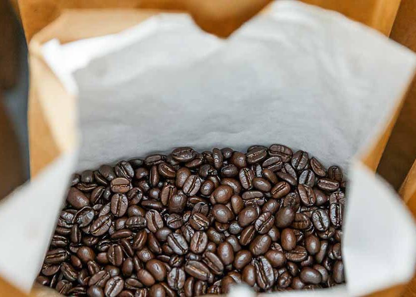 Fresh-roasted, organic, fair trade coffee.